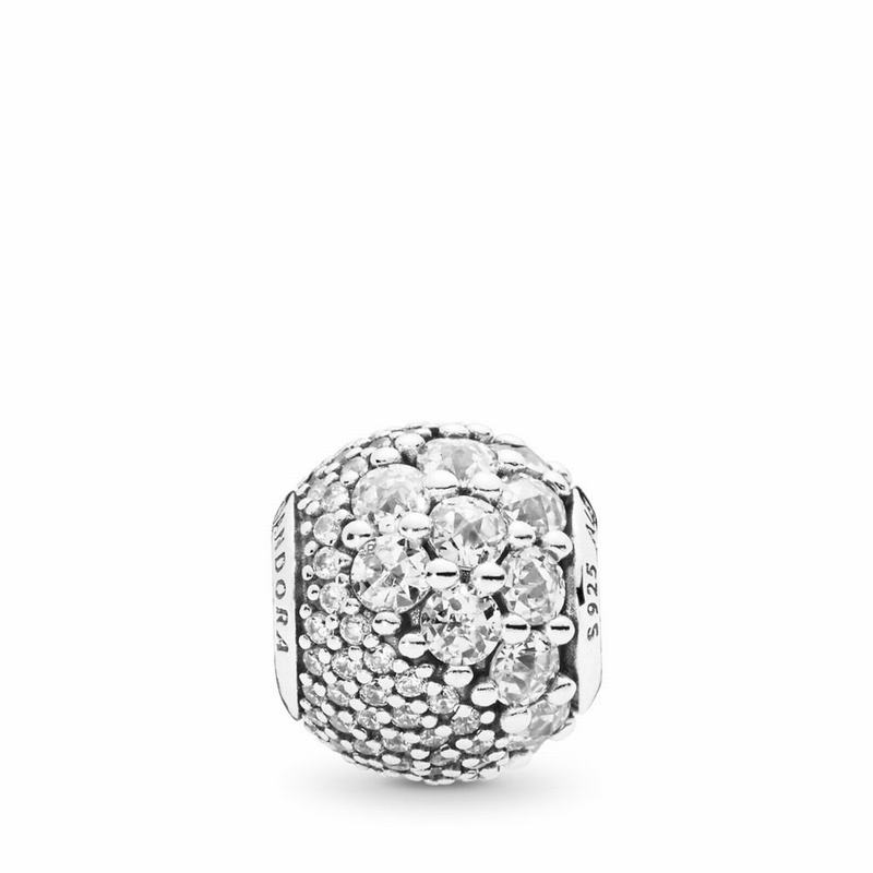 Pandora Enchanted Pavé Charm Ireland - Sterling Silver/Cubic Zirconia - 204651AQL